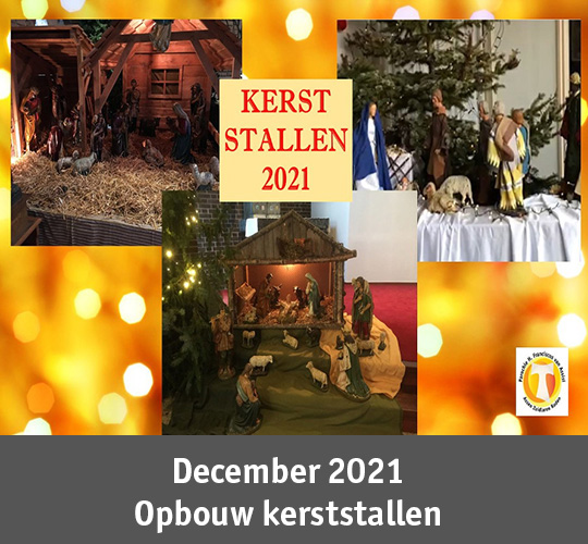 Opbouw kerststallen